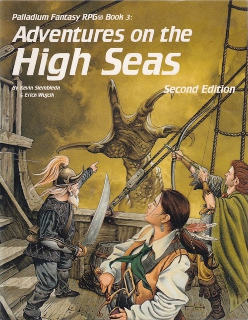 Palladium Fantasy RPG - Book 3 - Adventures on the High Seas Second Edition (B Grade) (Genbrug)